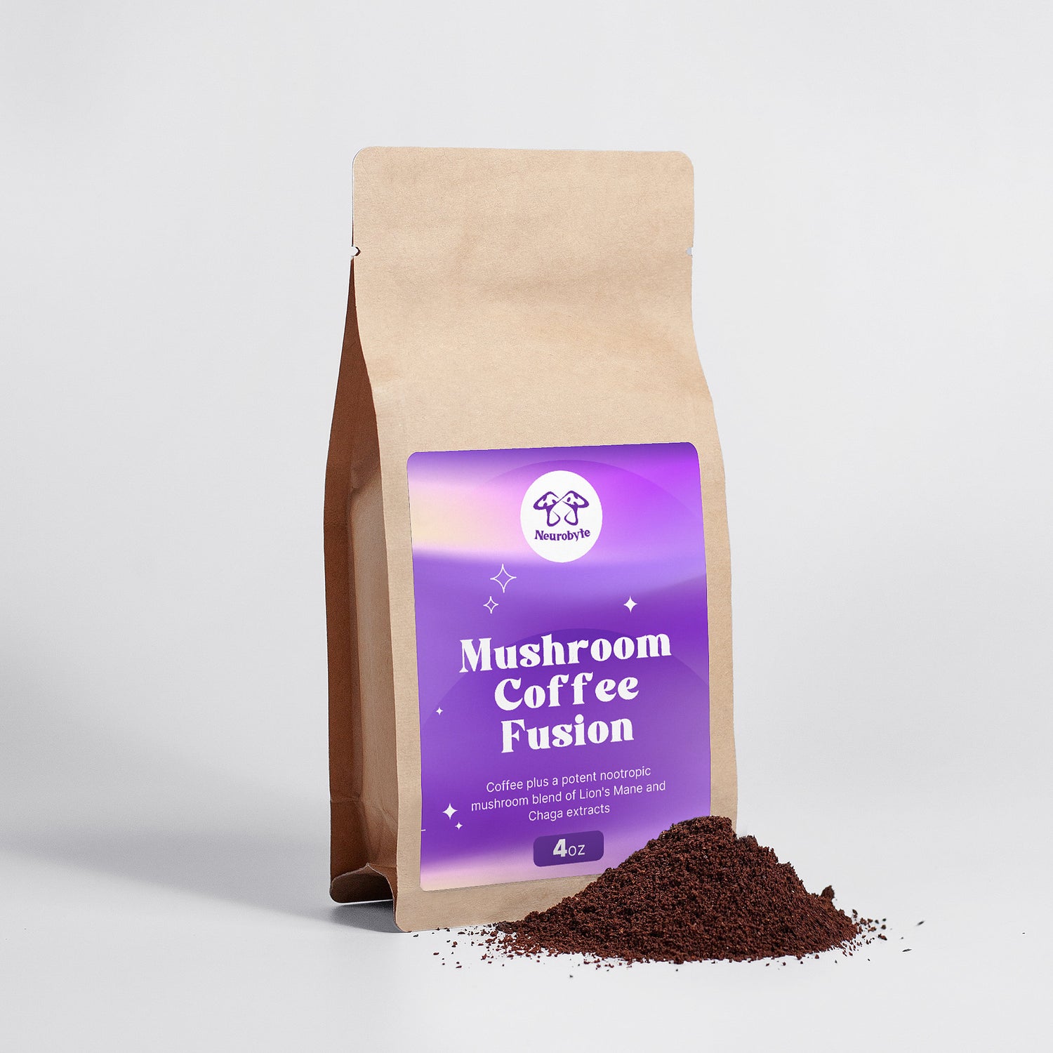 Mushroom Coffee Fusion - Lion’s Mane & Chaga 4oz
